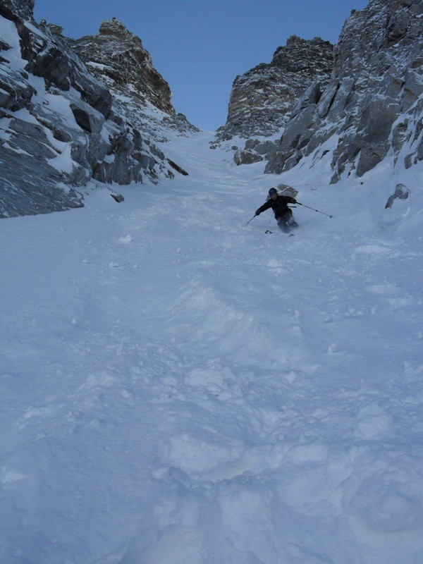 ...super sciata nel couloir...