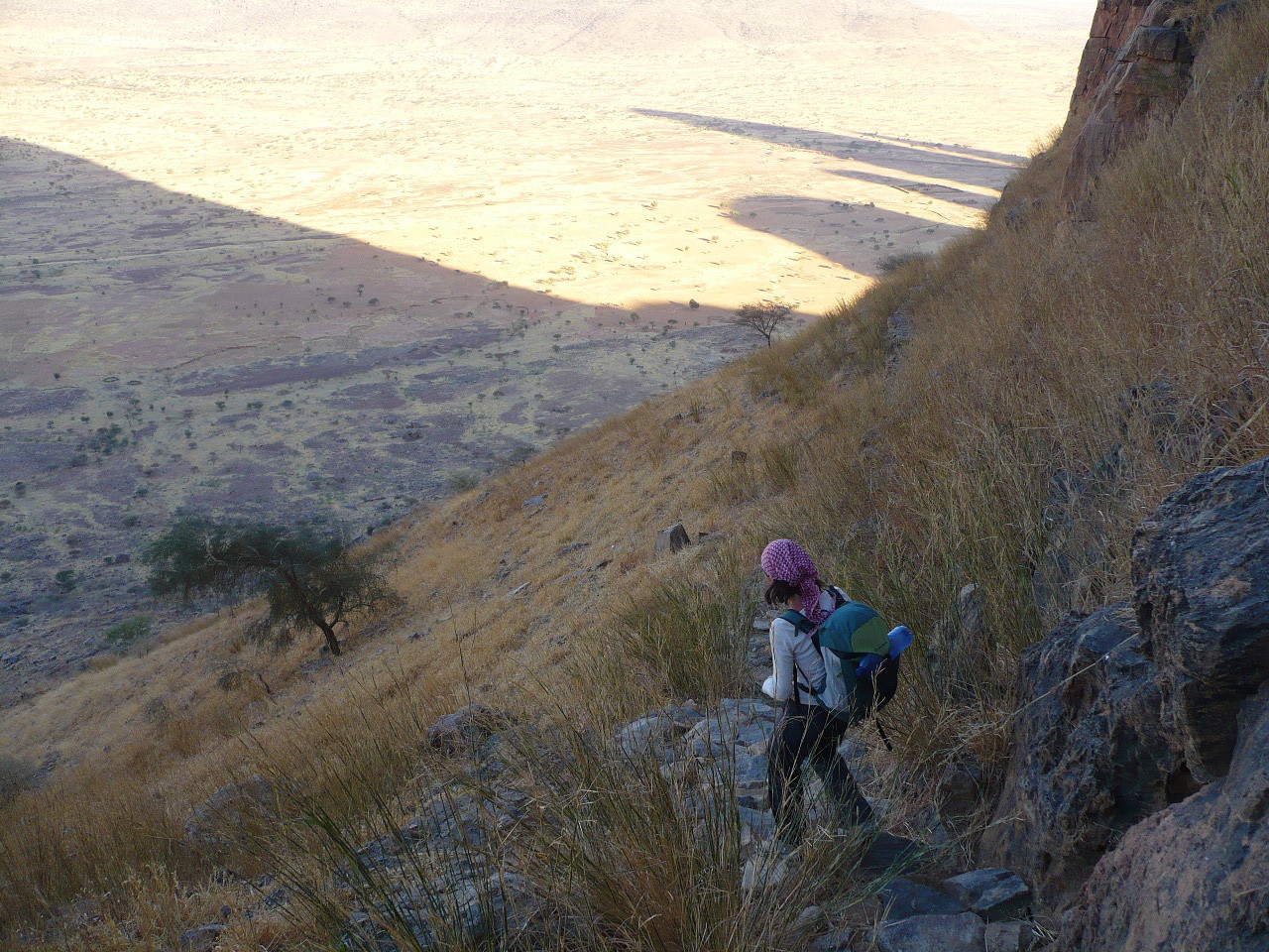 descente du col