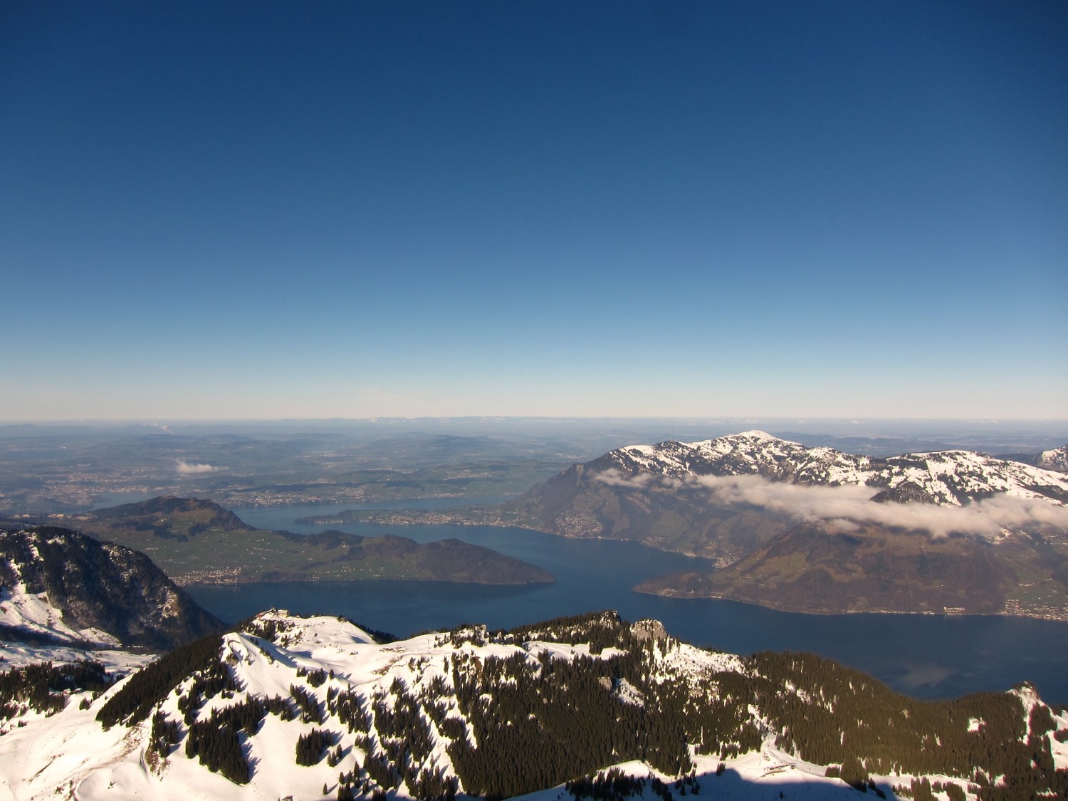 panorama dalla cima dello Schwalmis