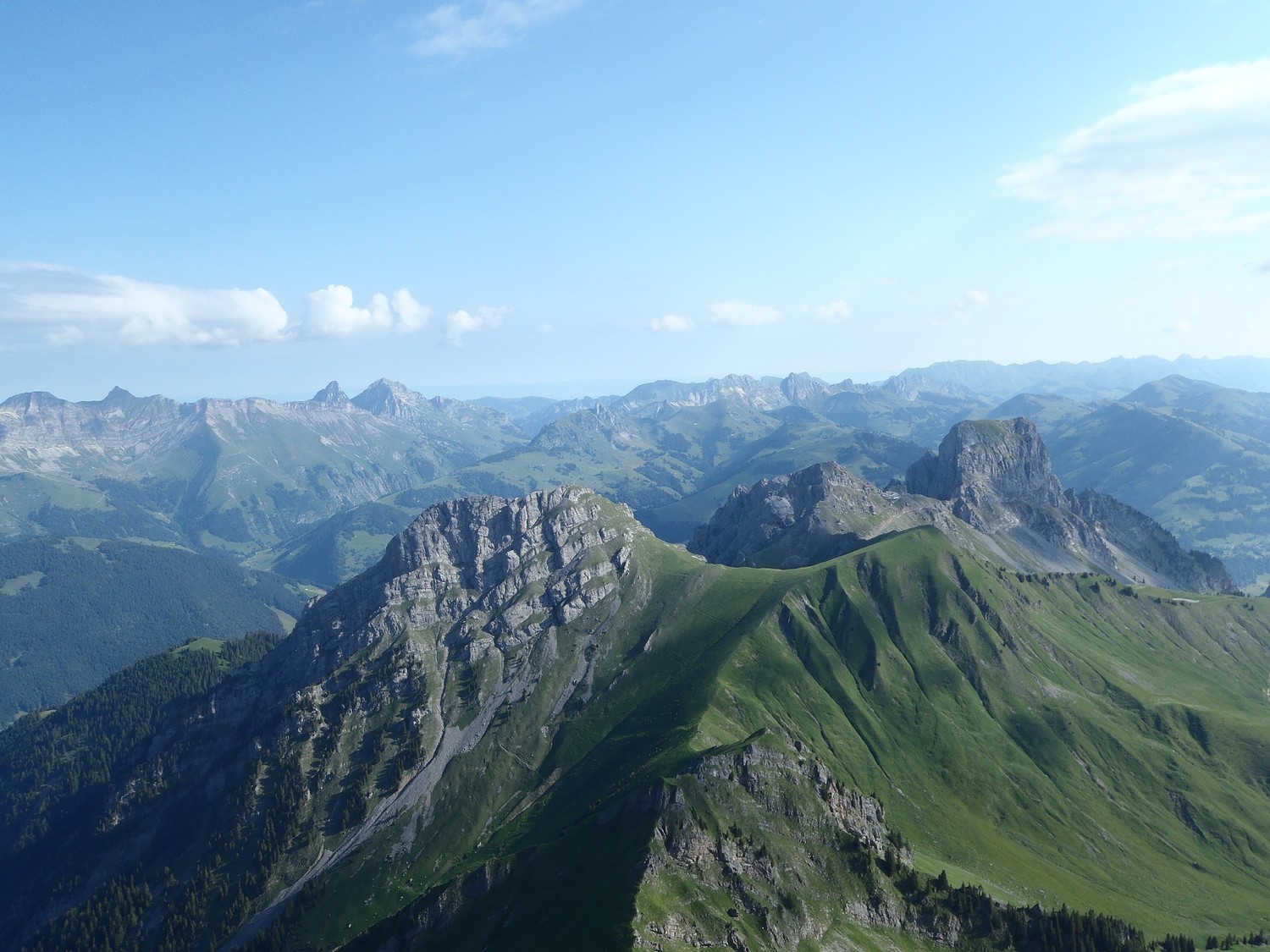 au sommet