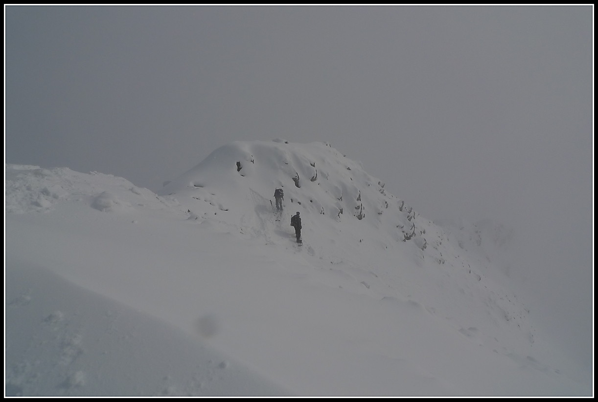 Attaque du couloir S du Teysachaux