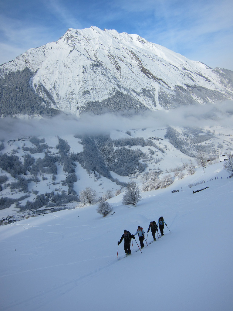 Au-dessu de la Reppe, vue sur le Catogne