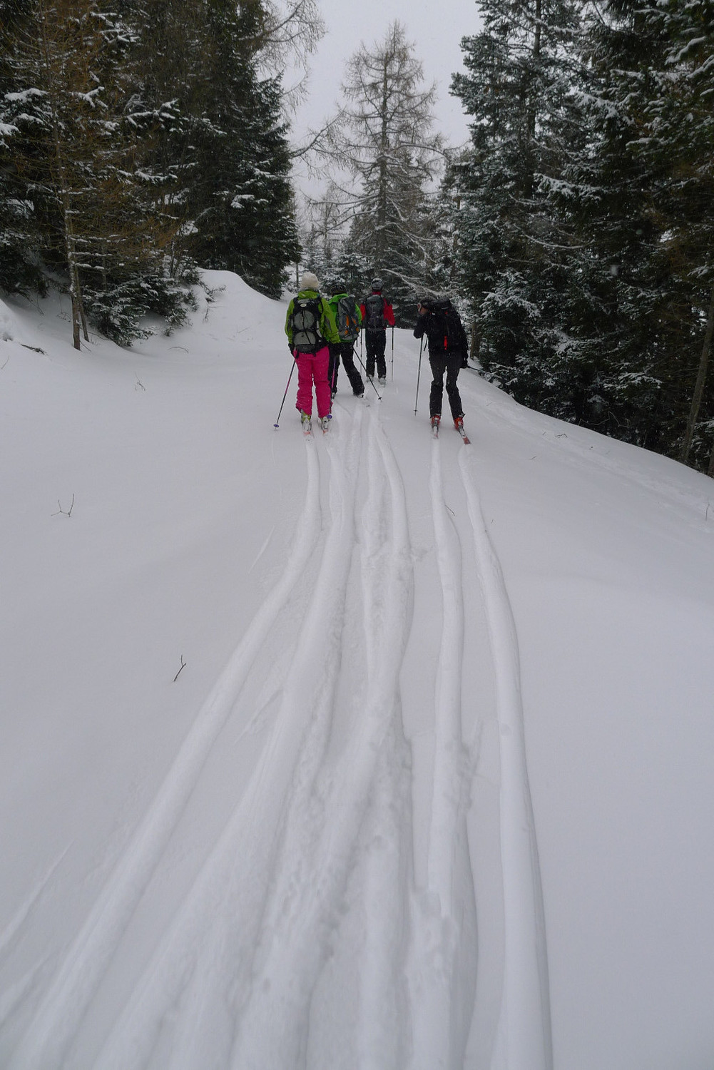 Descente finale par la route de La Méreune