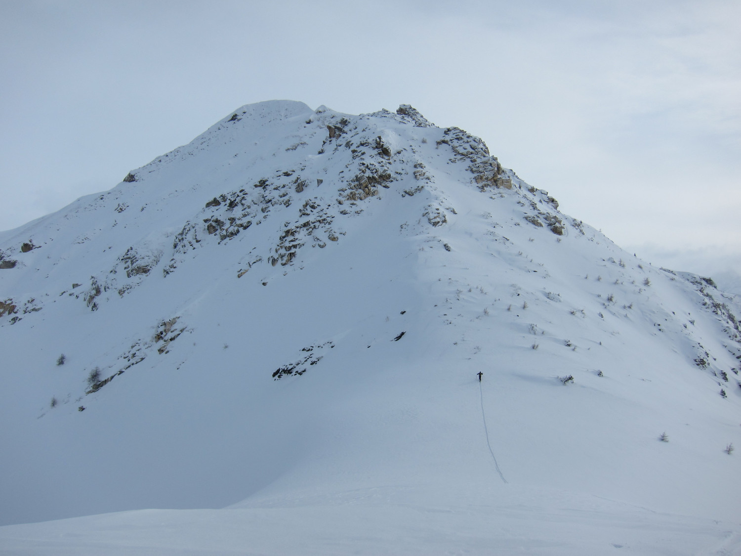 La crête NW du Six Blanc