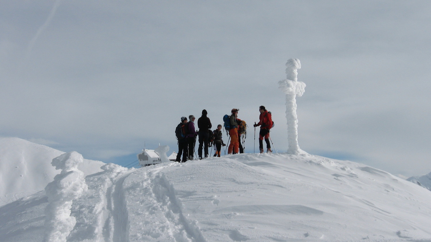 Le groupe au sommet