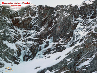 Cascades du lac d'Isabé - Secteur Est Cascades du lac d'Isabé - Secteur Est