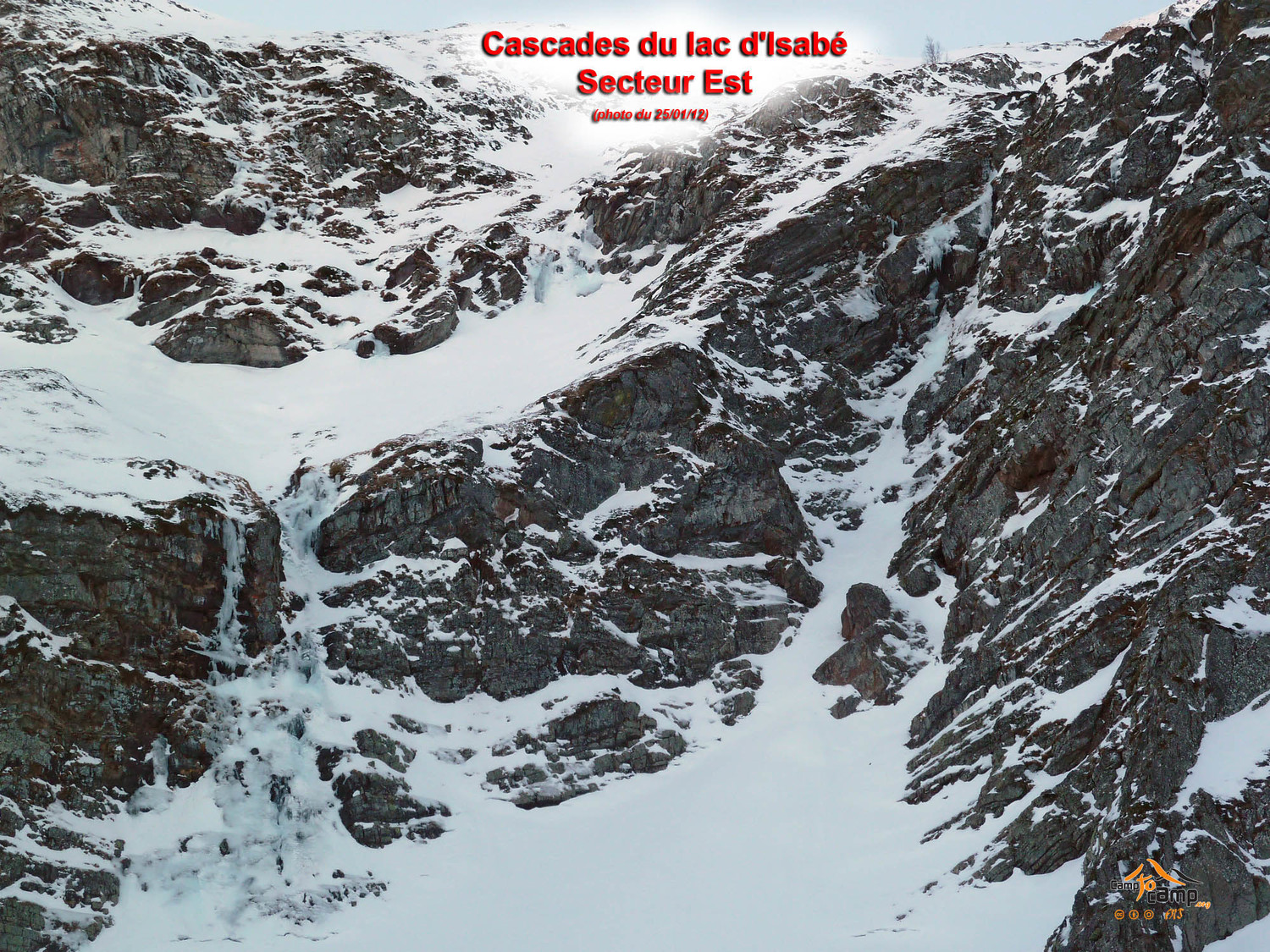 Cascades du lac d'Isabé - Secteur Est