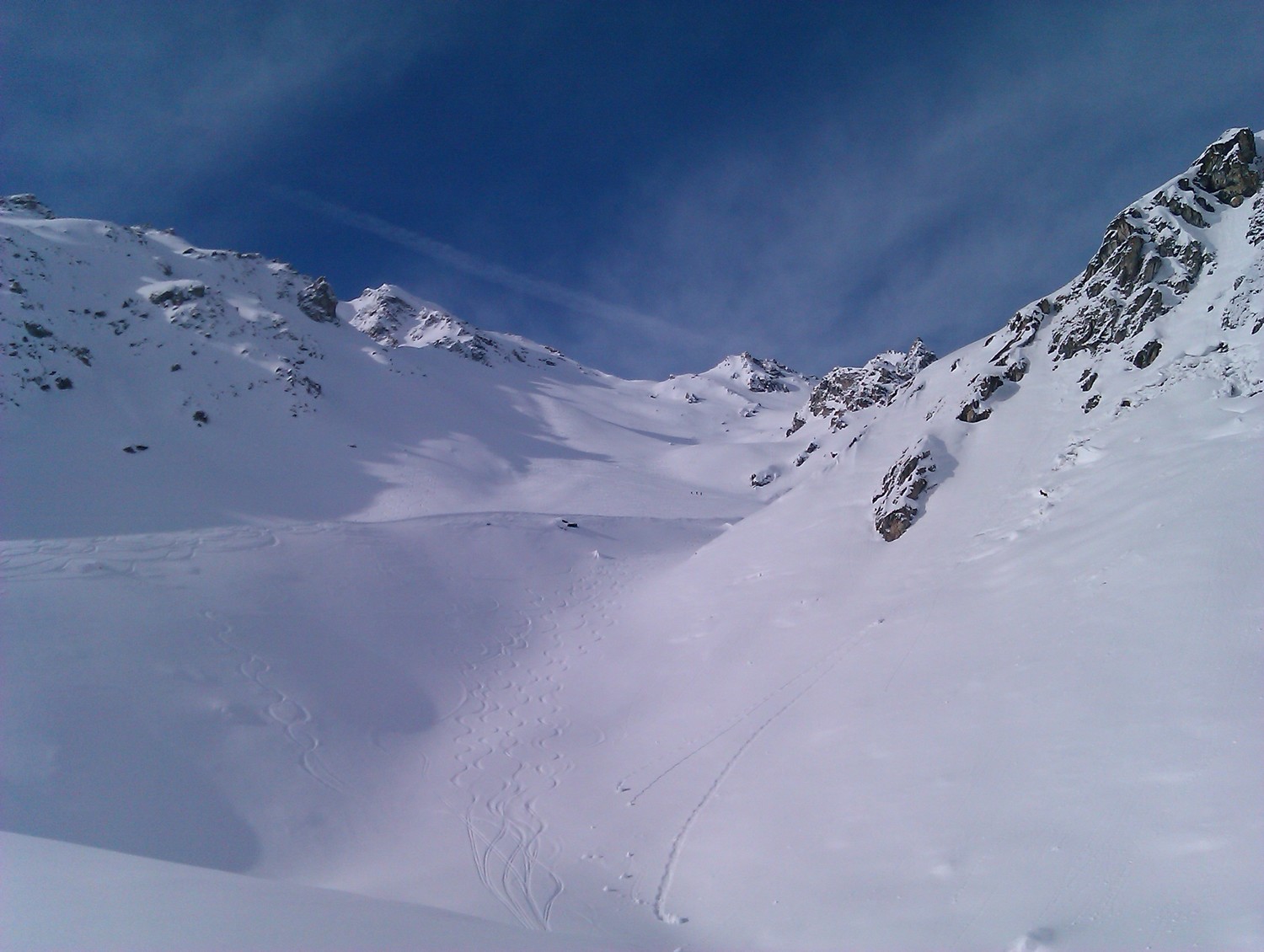 Vue sur la combe de la Rosette