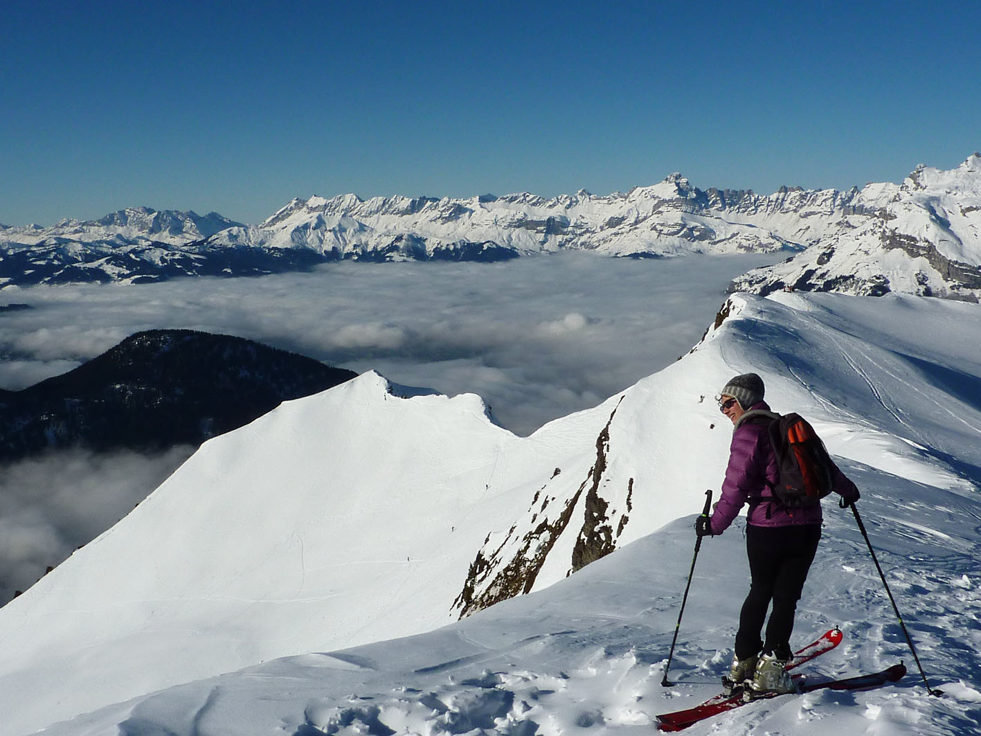 Sommet en vue