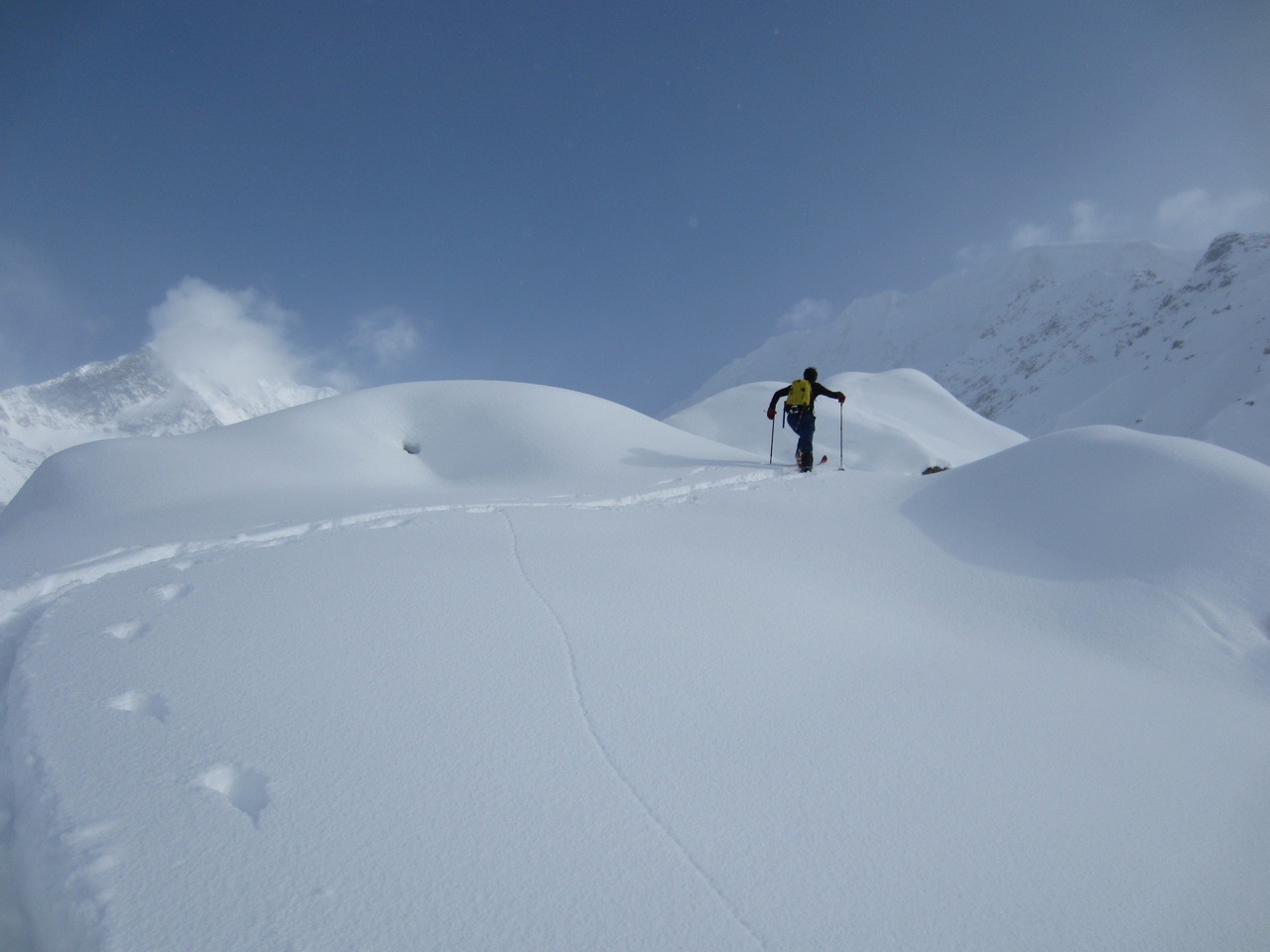 vers 2000m sur l'arête