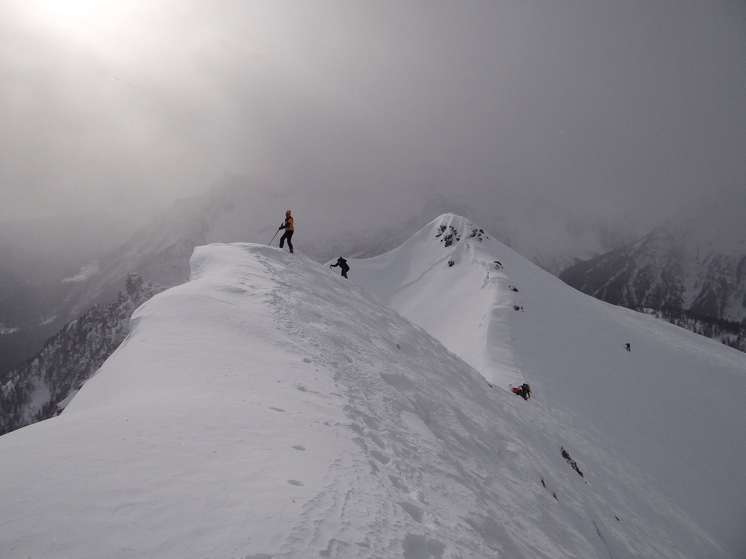 Corona Troggi l'arête finale