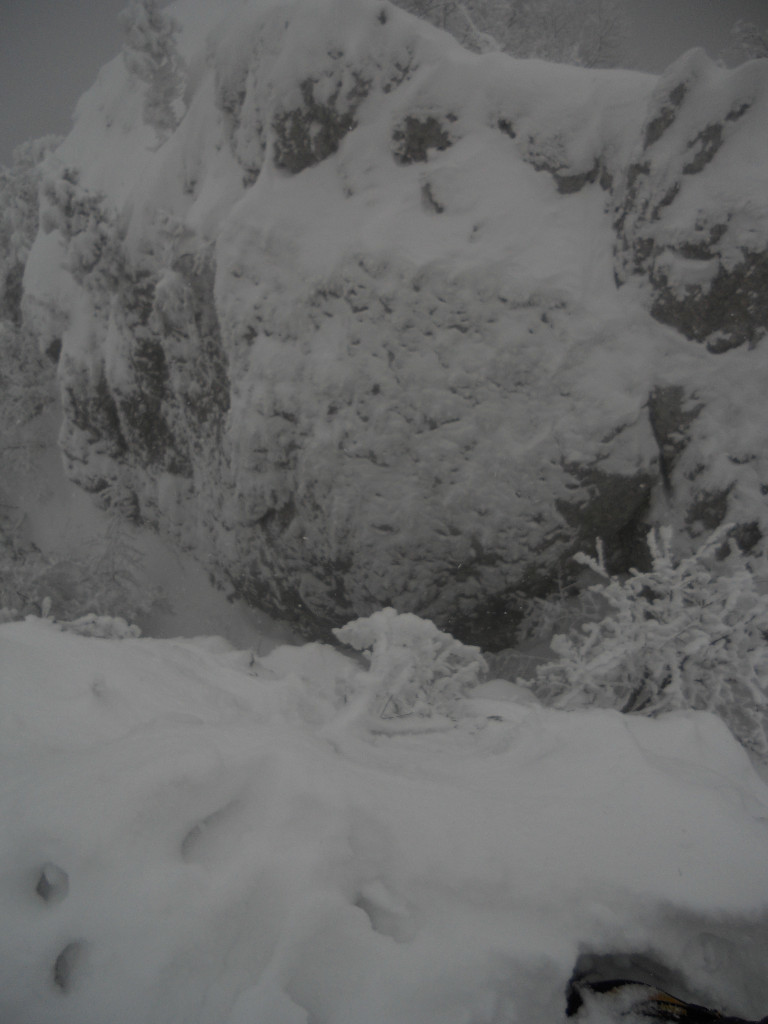 Le couloir en contrebas