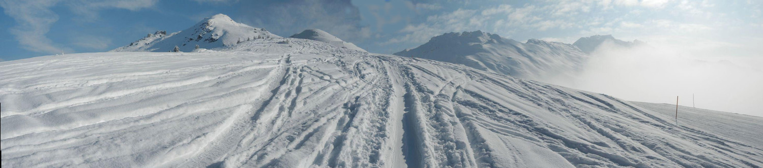 panorama en sortant de la combe