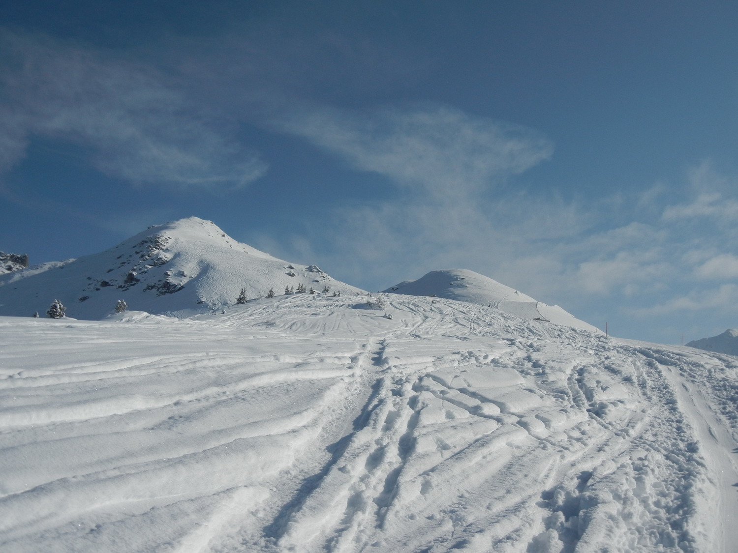 mont Noble à gauche, toure Bonvin à droite