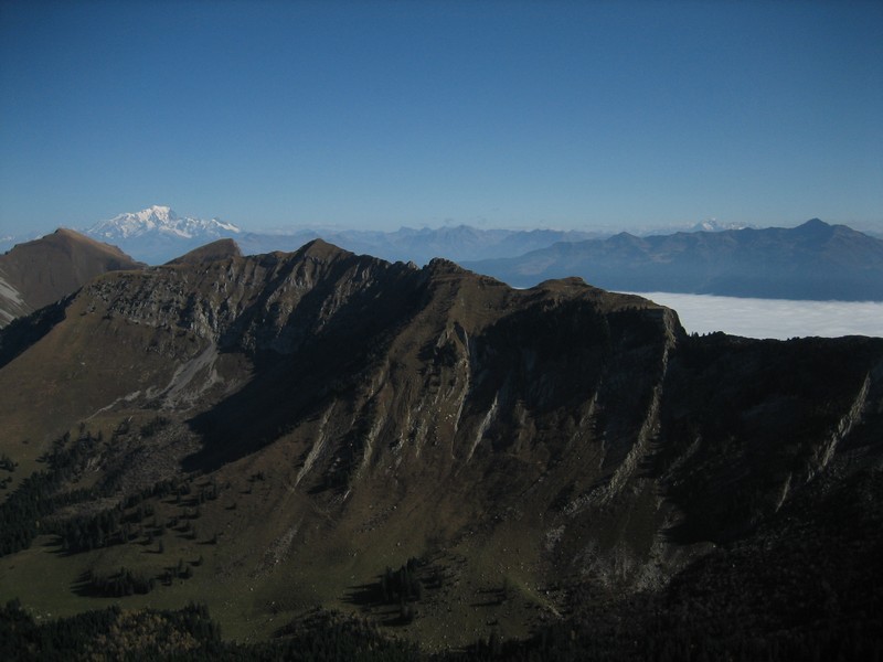 la Cha et le Grand Para (un des 2000m des Bauges)