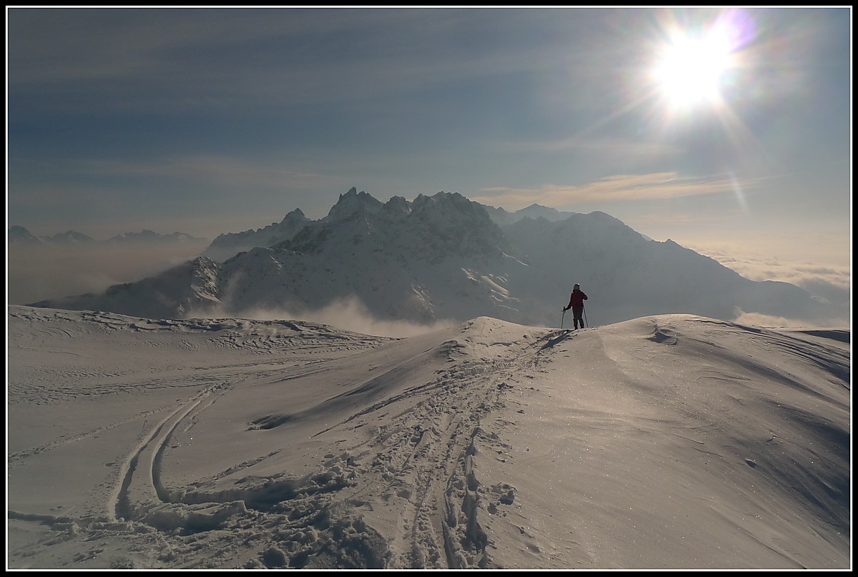 Arrivée au sommet du jas des Lièvres