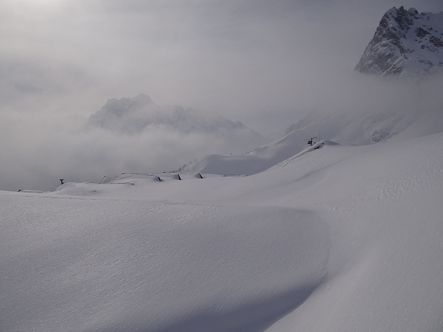 Chalets de Loriaz en hibernation