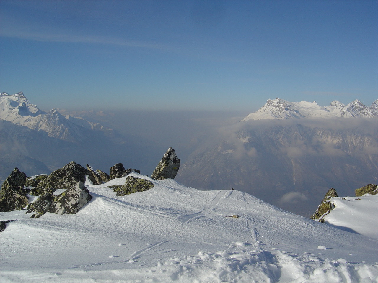 Canine entre Dents du Midi et Dents de Morcles