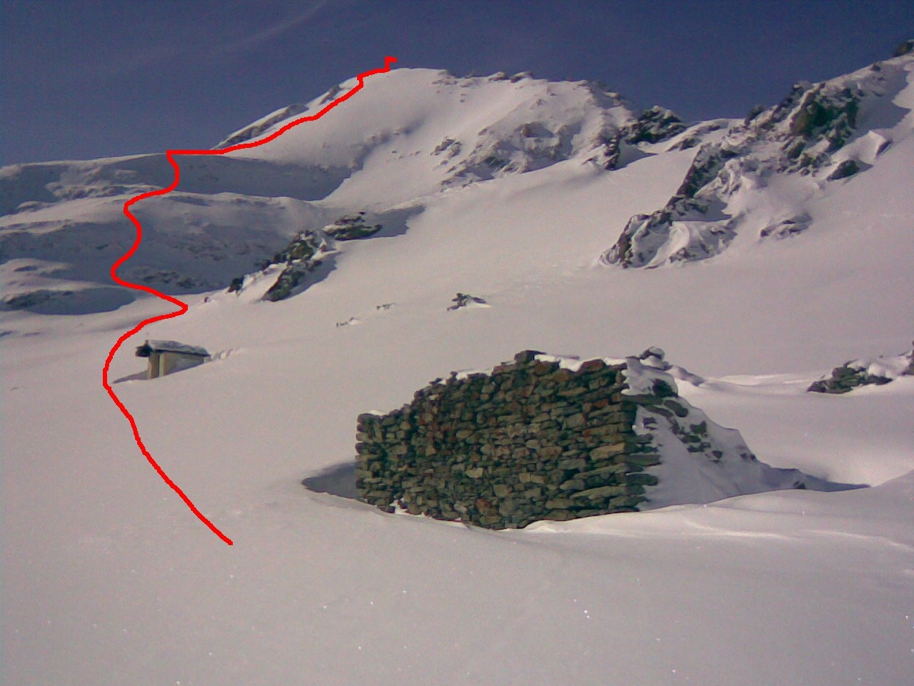 Arête ouest du Rocher Gris