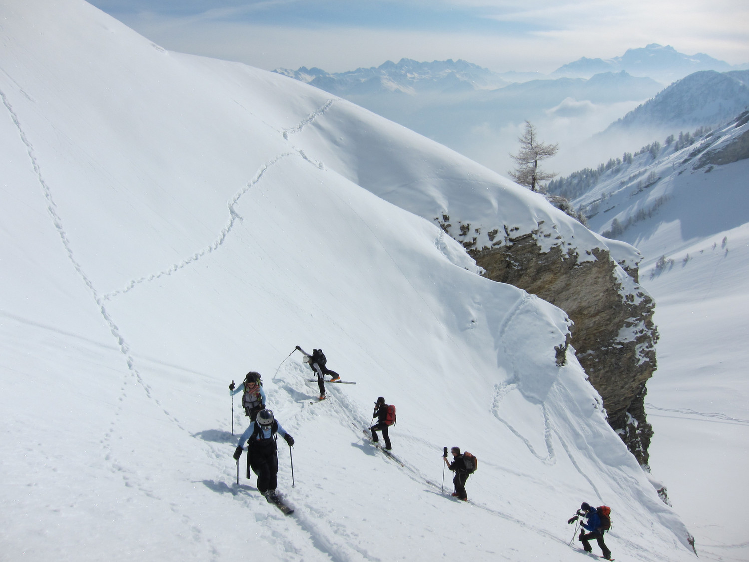 Dernière conversion à la sortie du couloir