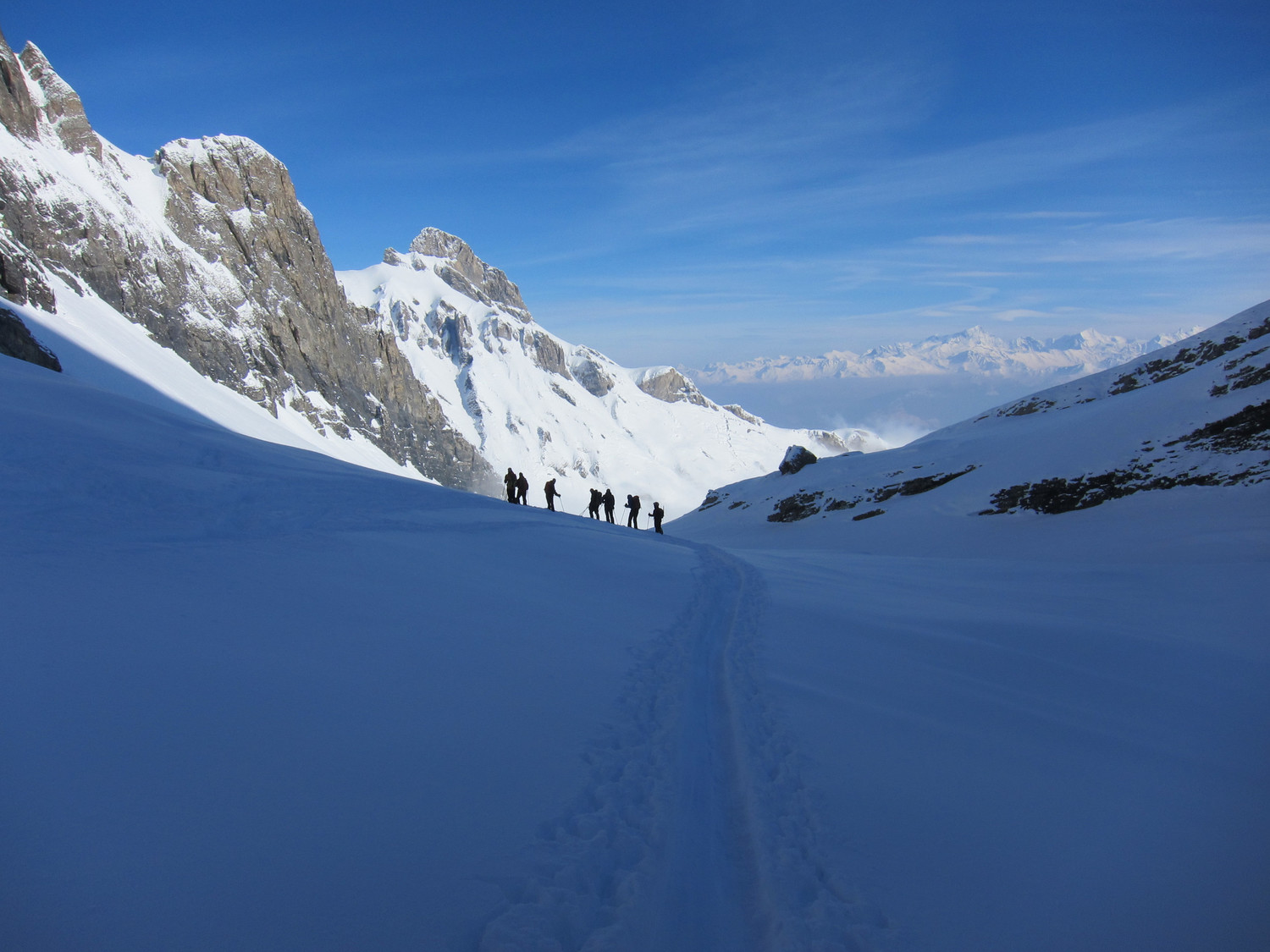 Descente à la Pte d'Aufalle