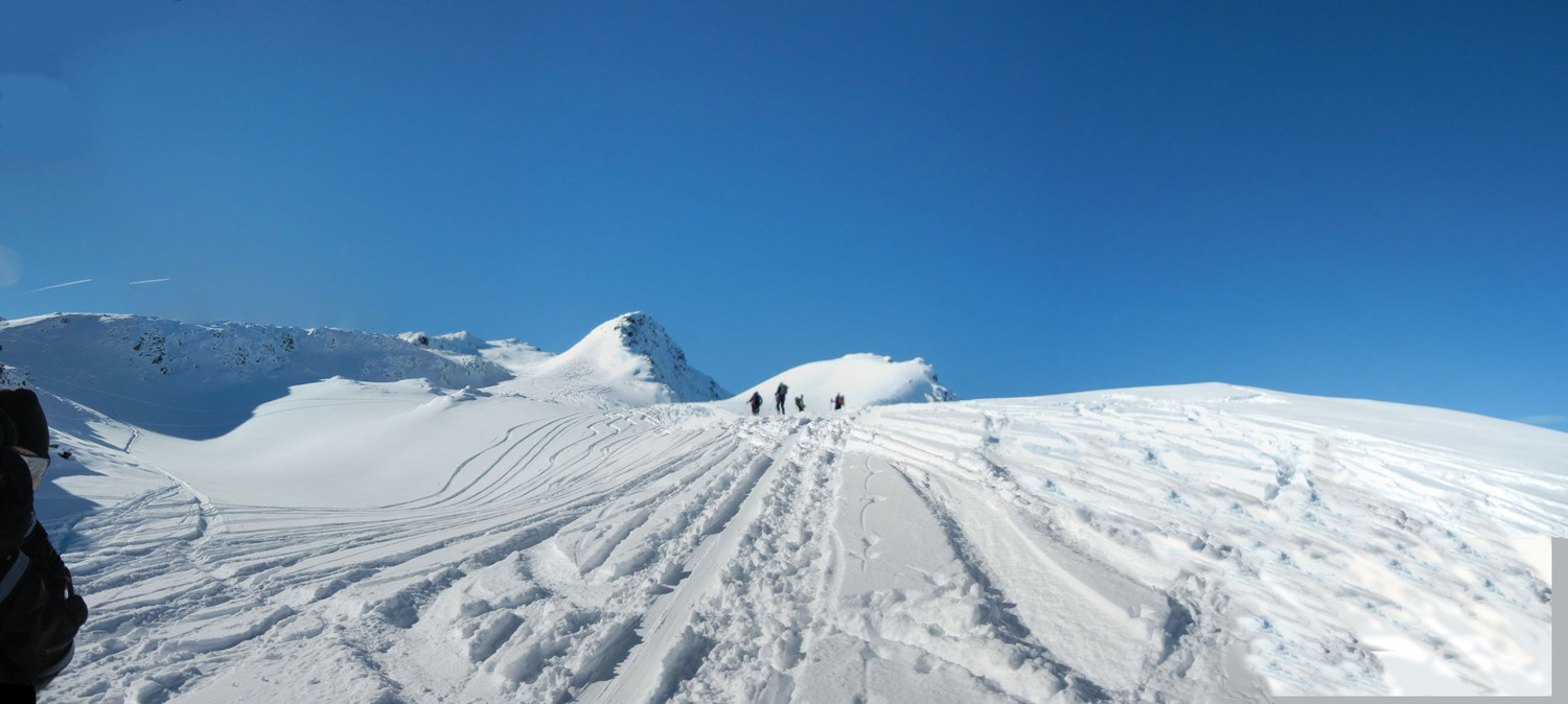 panorama à la sortie de la combe