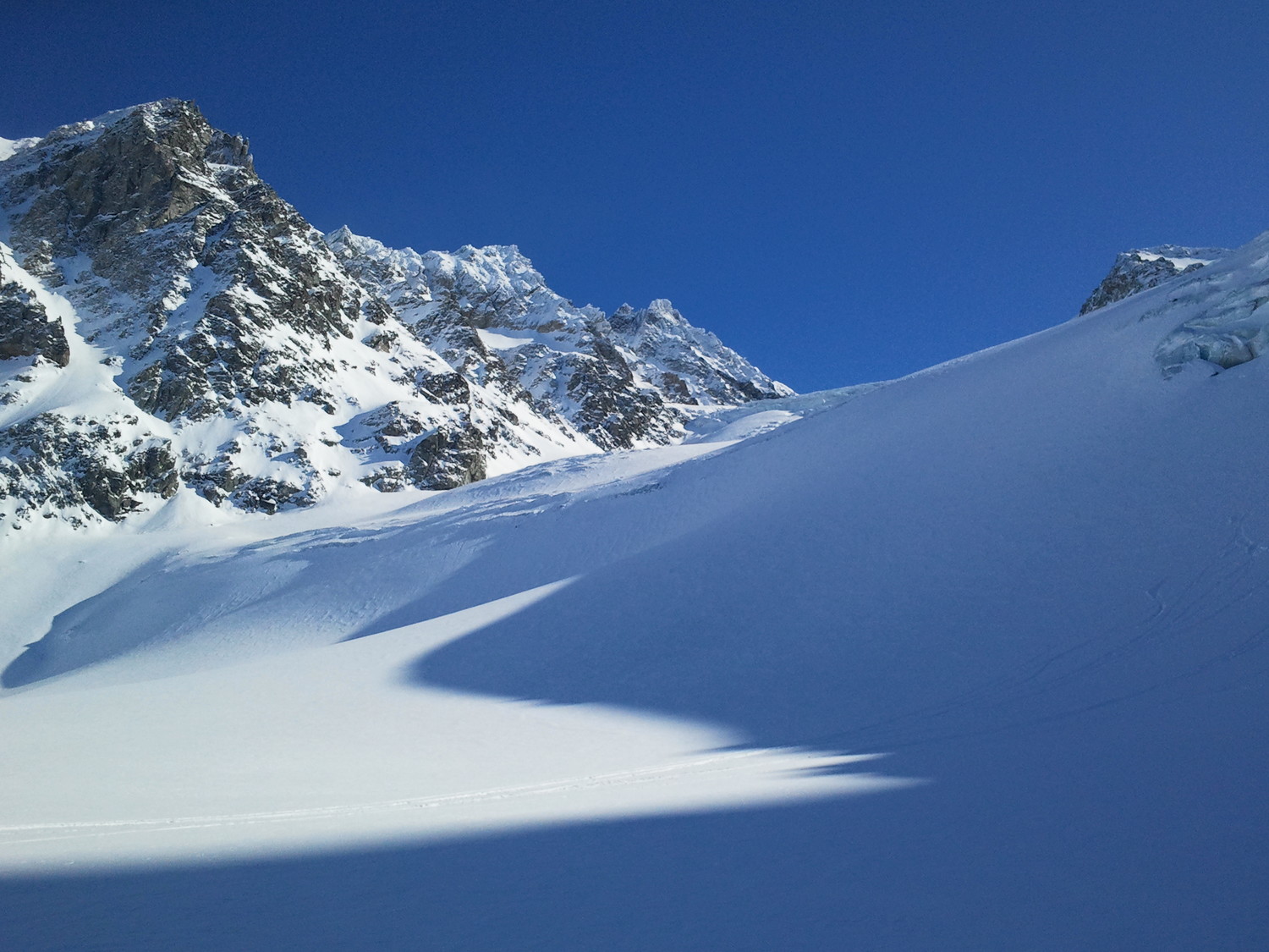 Une montée dans un paysage de rêve