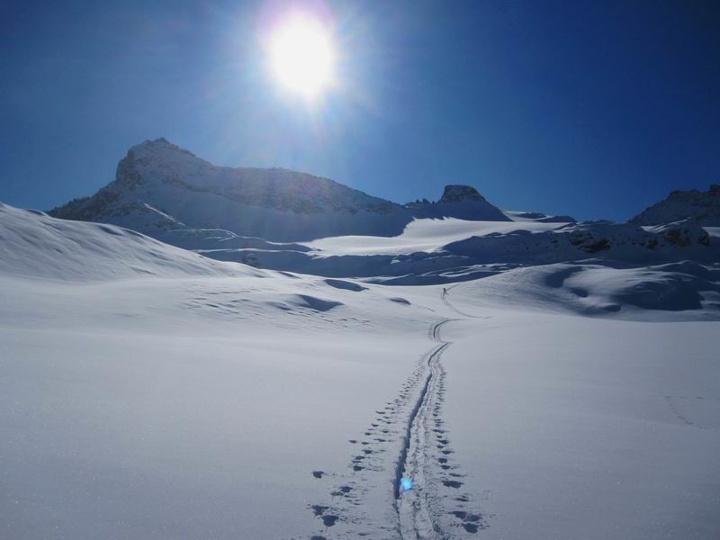 Il ghiacciaio senza una traccia..