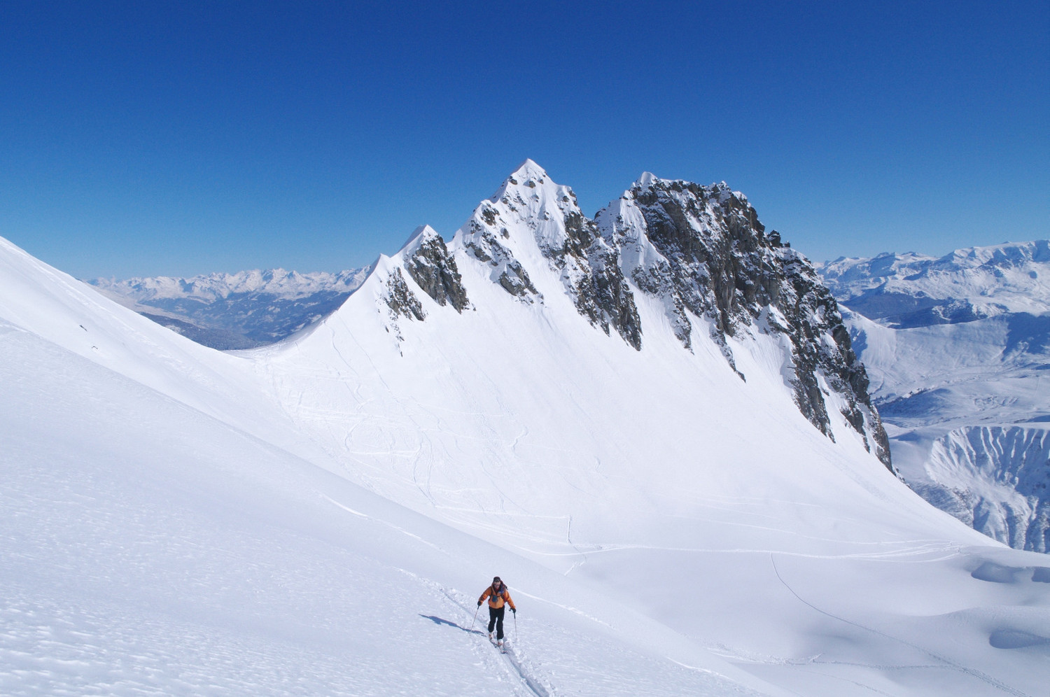 Grand Chateau et col de la Vallette