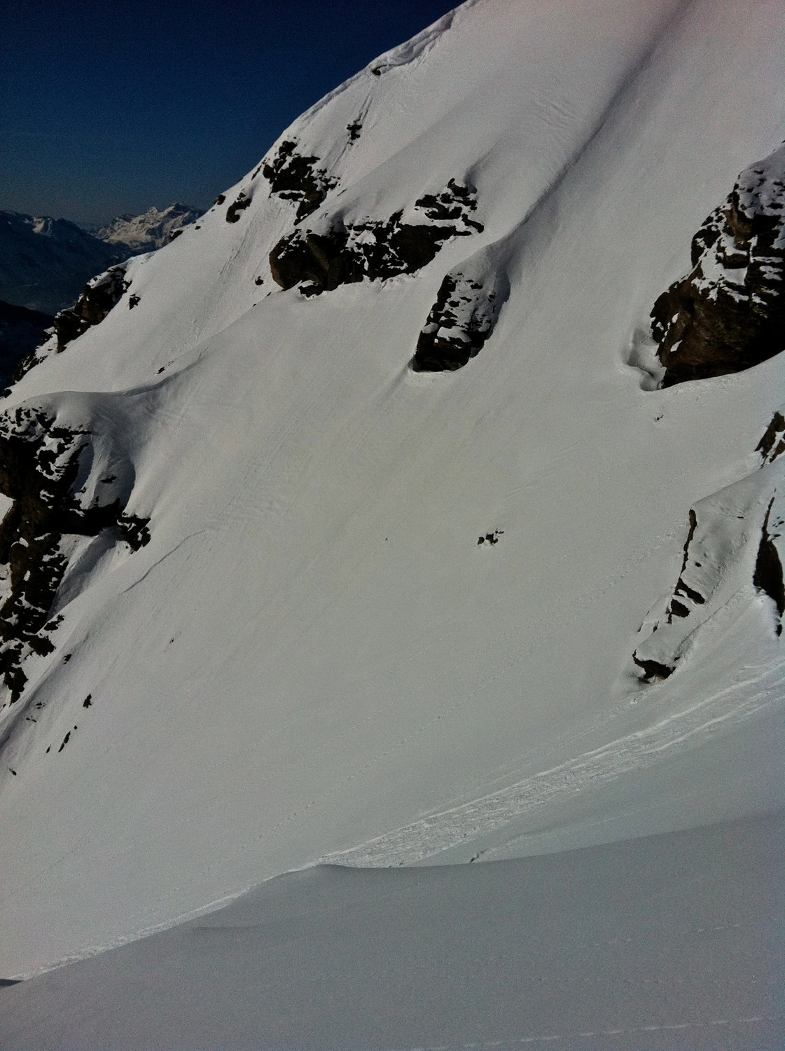 Entrée du Grand Couloir Sasseneire