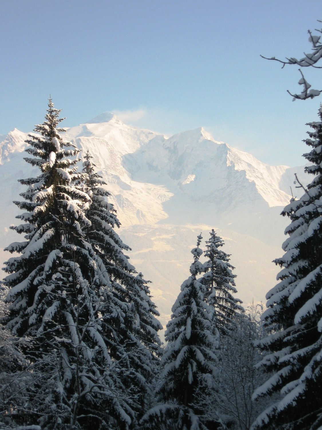 Ça souffle sur le Mont-Blanc