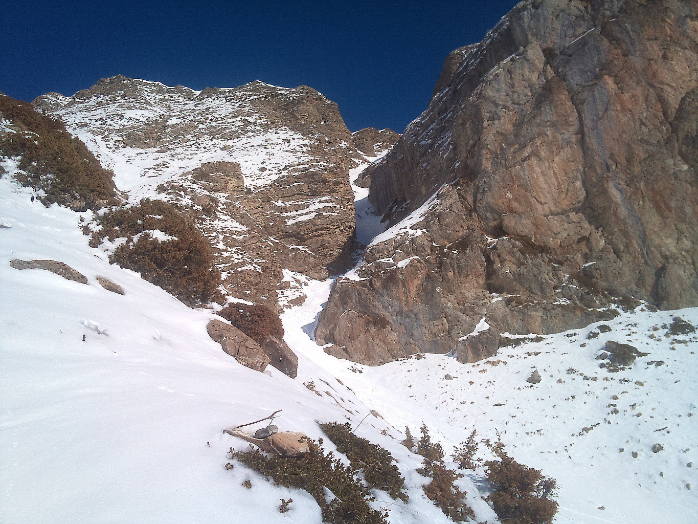 couloir de la fourche