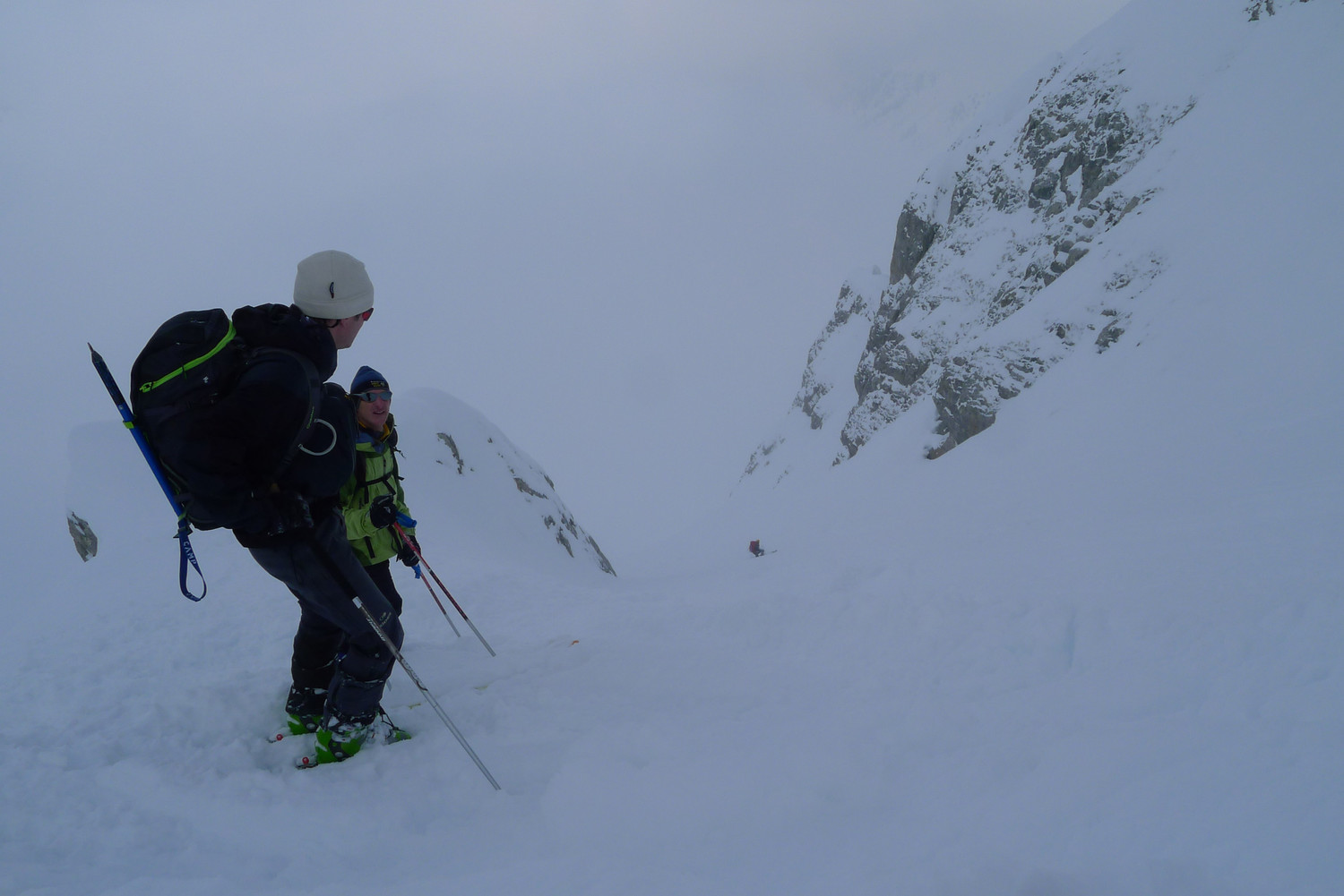 Descente dans le couloir du Passage de la Cicle