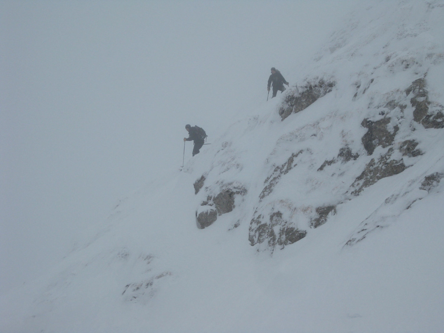 traversée depuis le creux des neiges