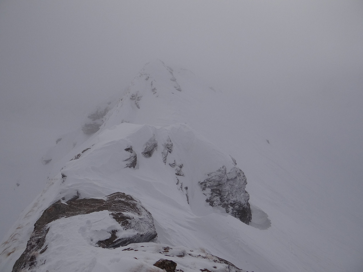 Au sommet c'est raté pour la vue