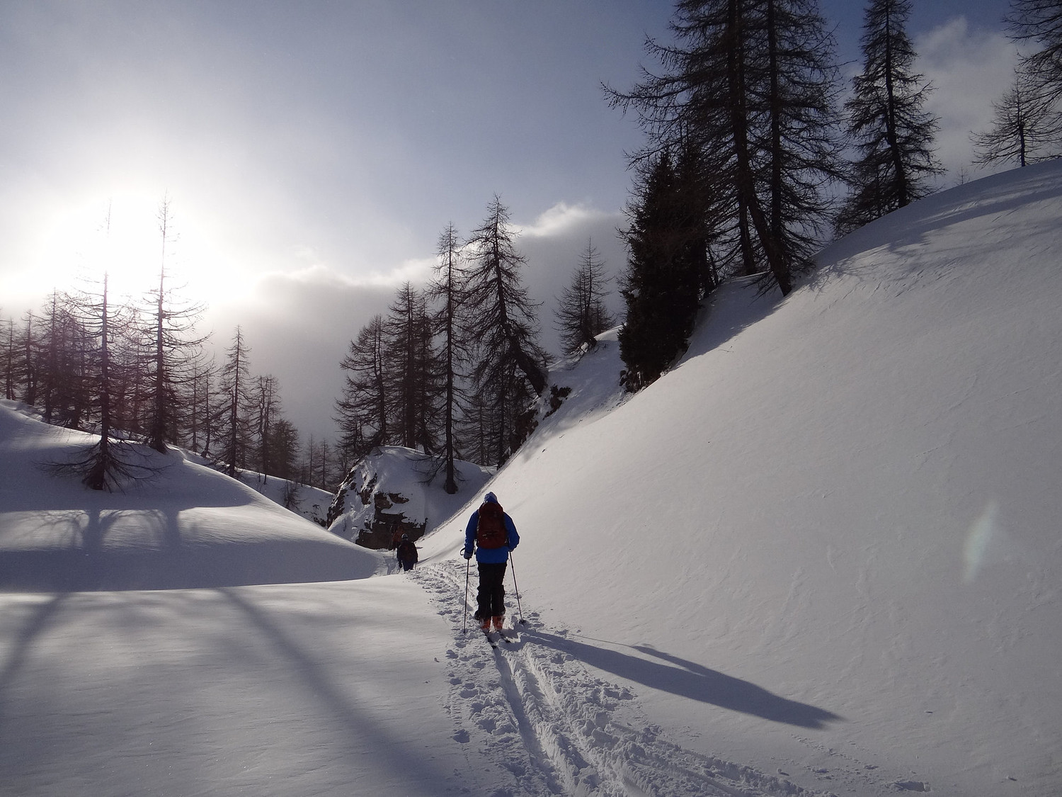 Début du passage par la gorge pour rejoindre Crampiolo