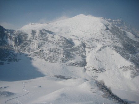l'itinerario di salita