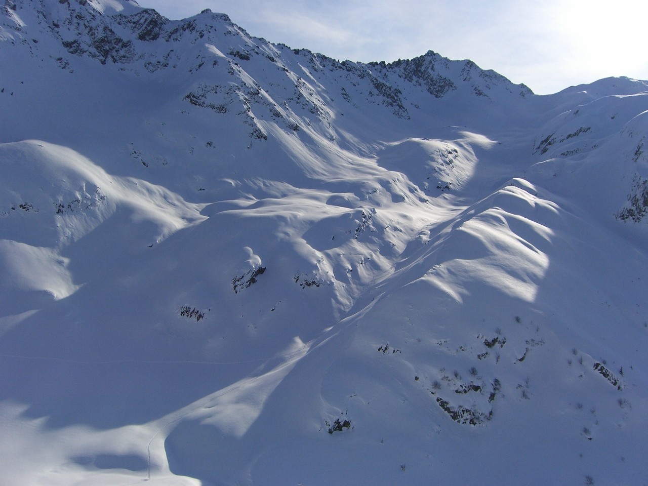 Col de Comborsier-la combe NE