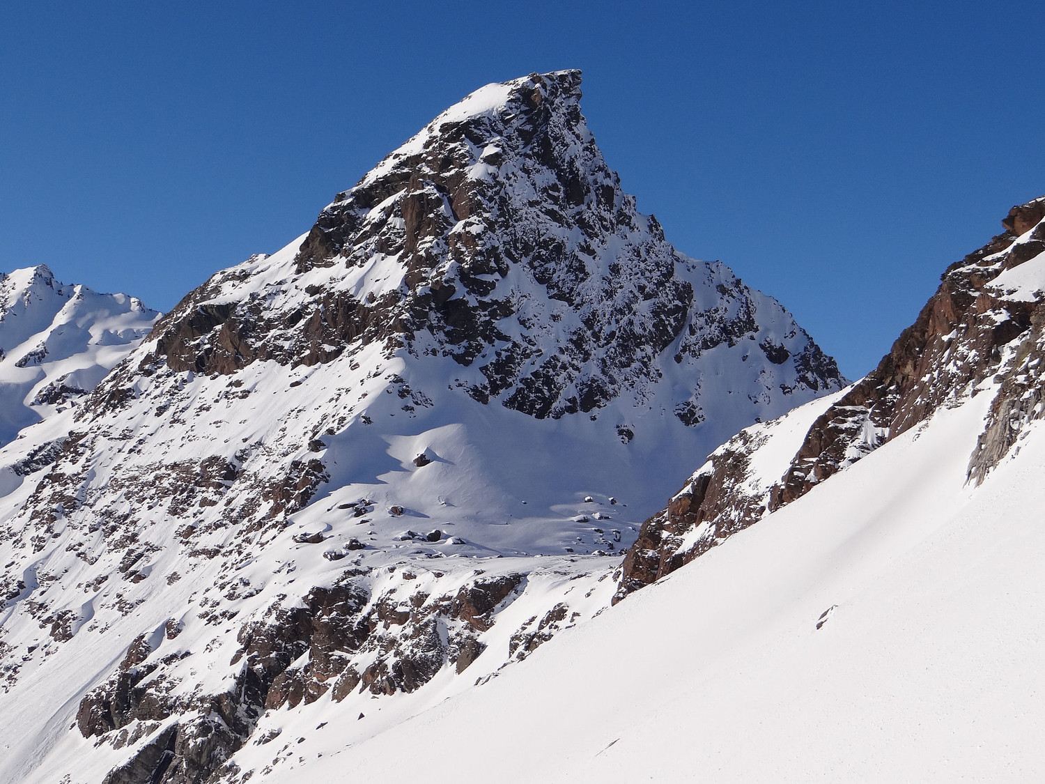 Punta della Rossa ou Rothorn côté suisse
