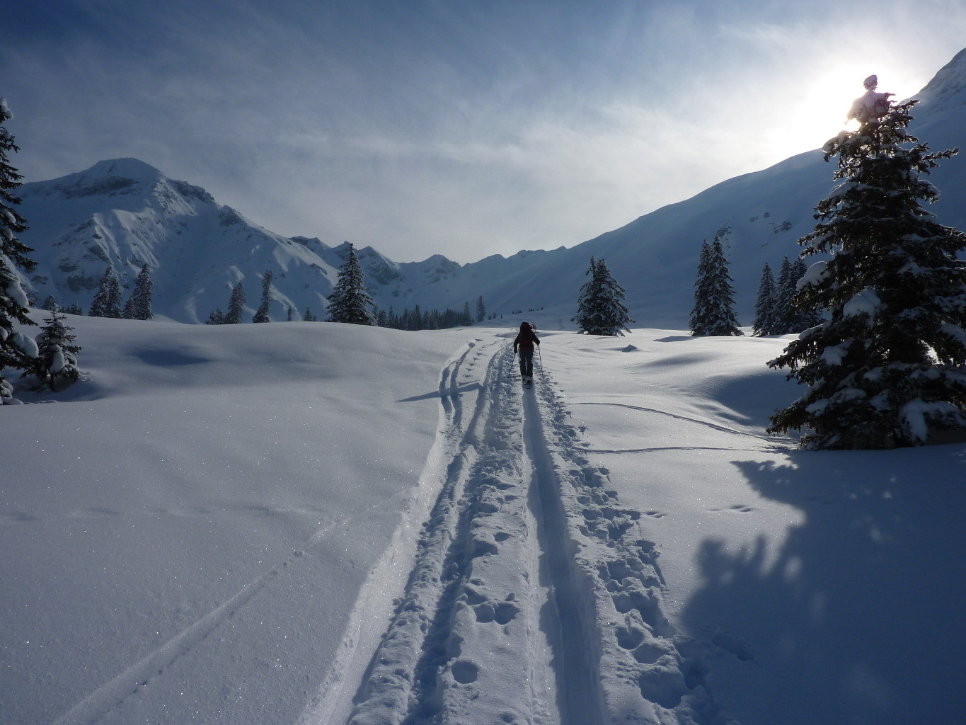 Verso l'Albristhorn risalendo la Farmeltal