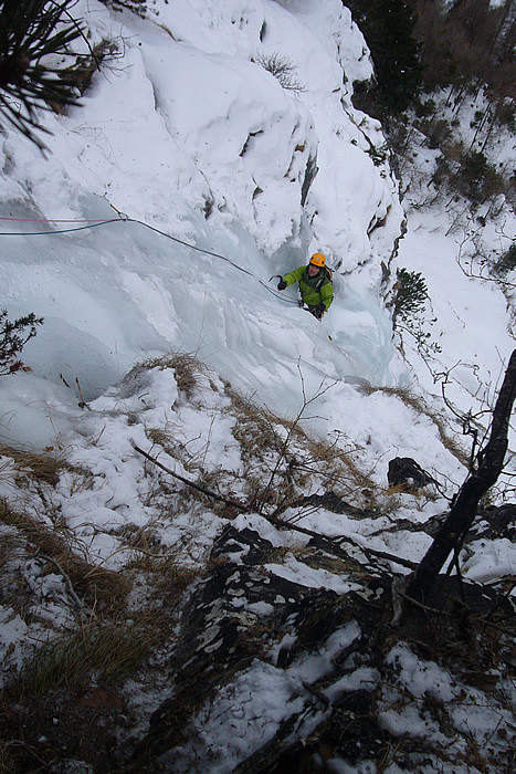 Sortie de la cascade.