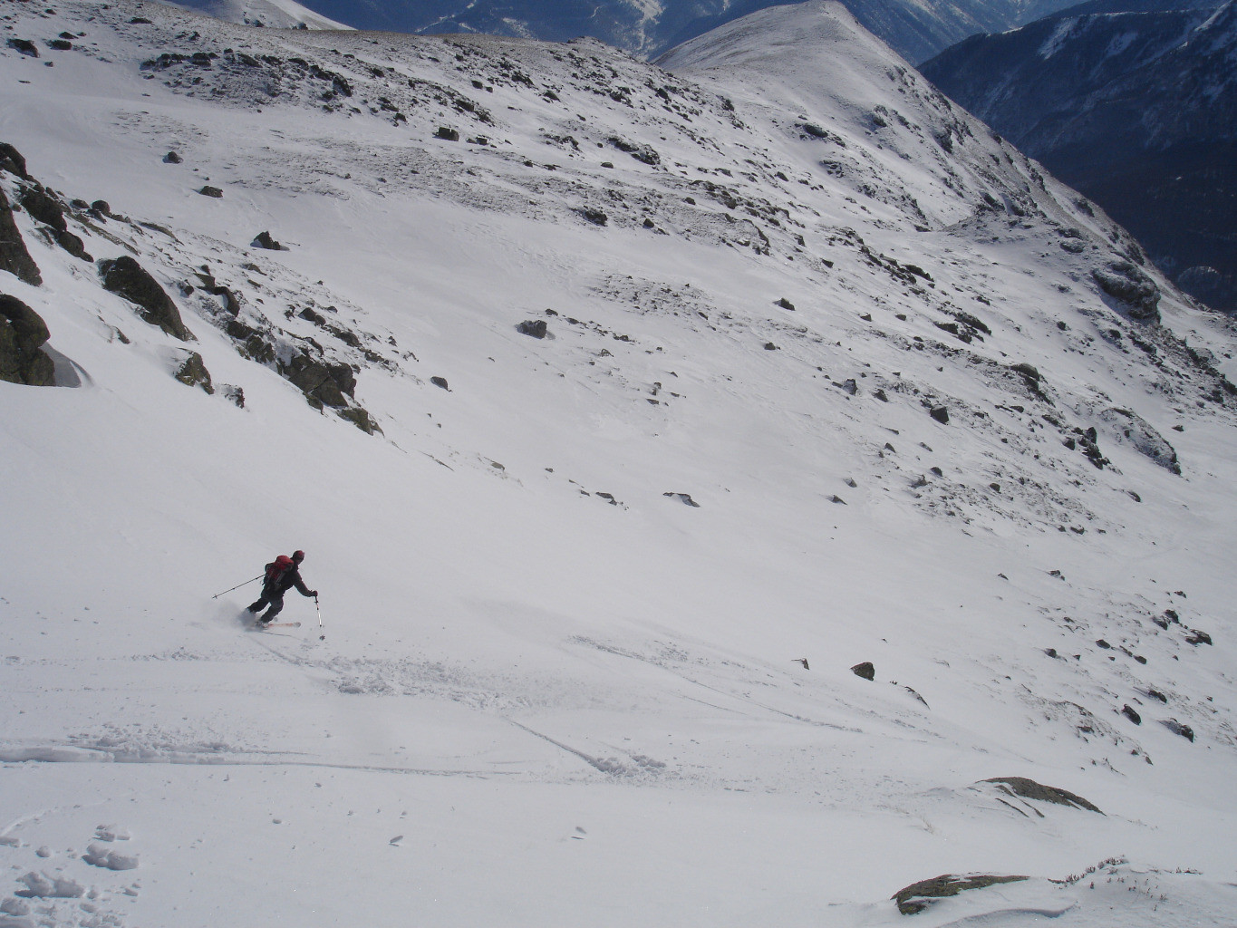 Descente par le Vallon d'Ayguesine