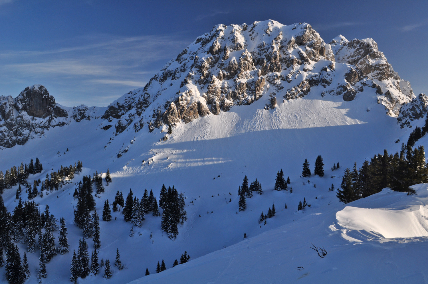 Chalune depuis le sommet de Pététoz