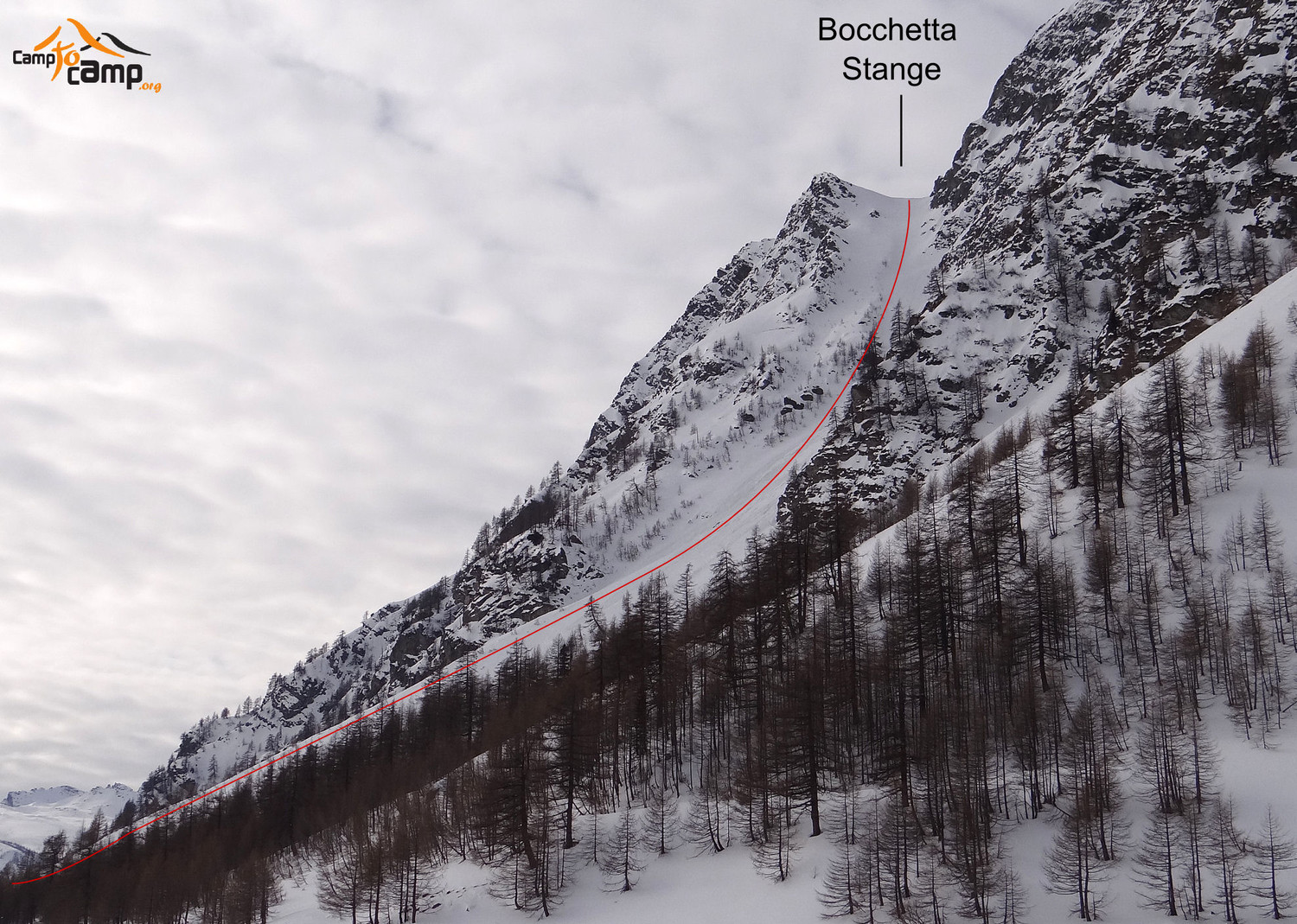 Pizzo Stange - Couloir NE