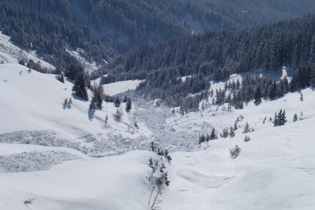 dai 2400 è scesa fino ai 1300m