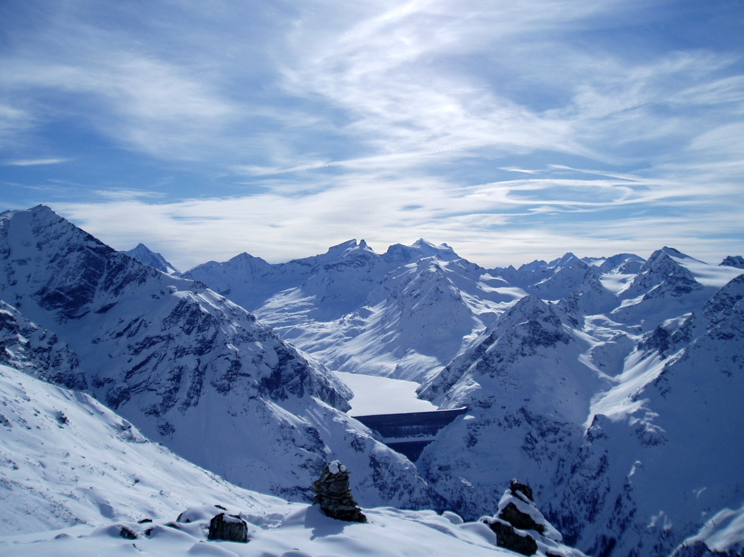Vue sur la Dixence