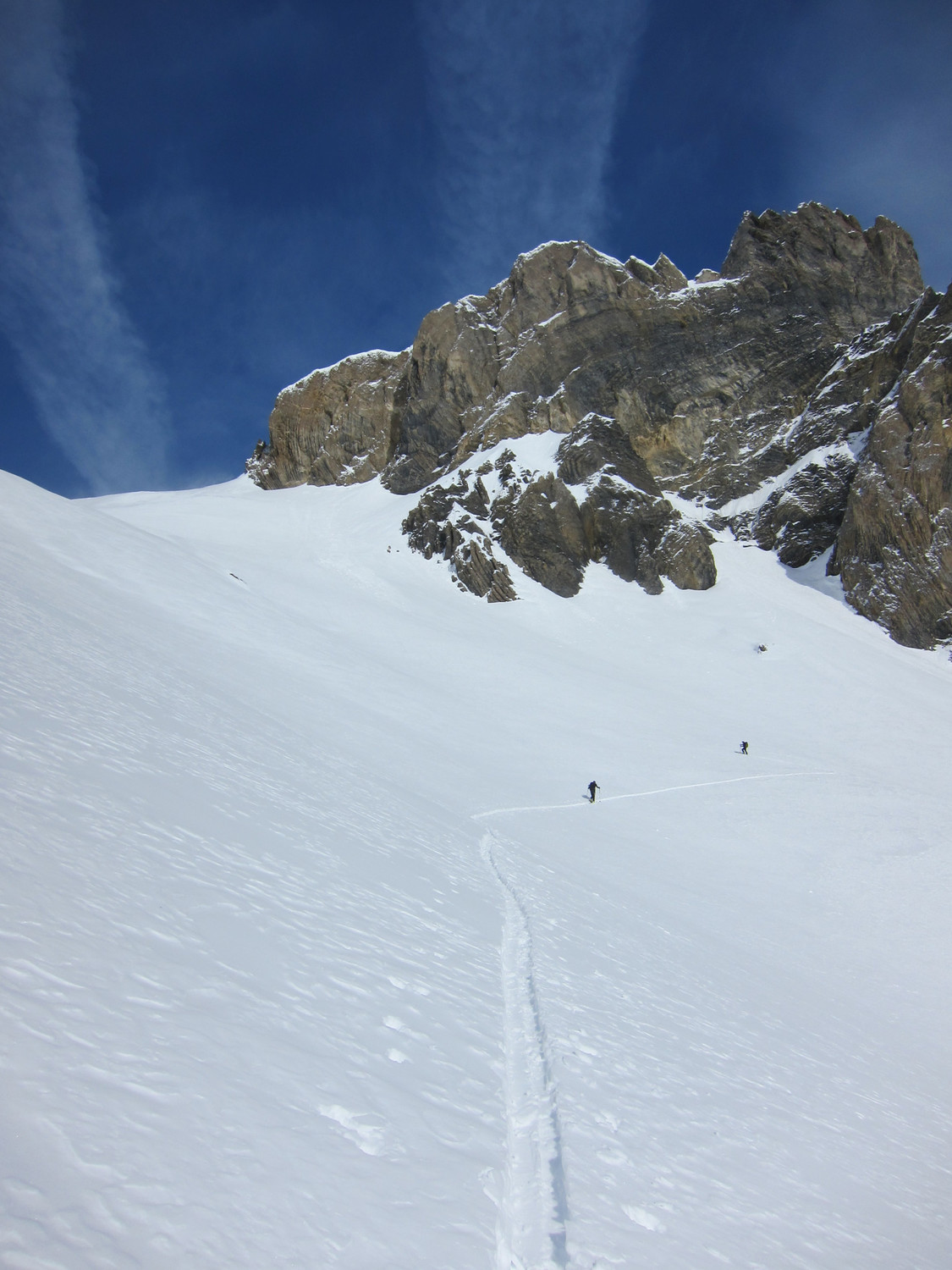 Montée au col de la Forcla