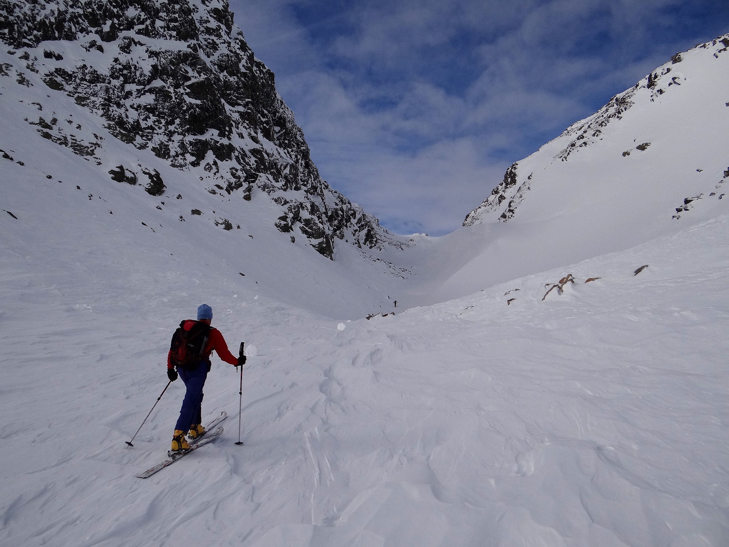 Arrivée au Passo di Crampiolo