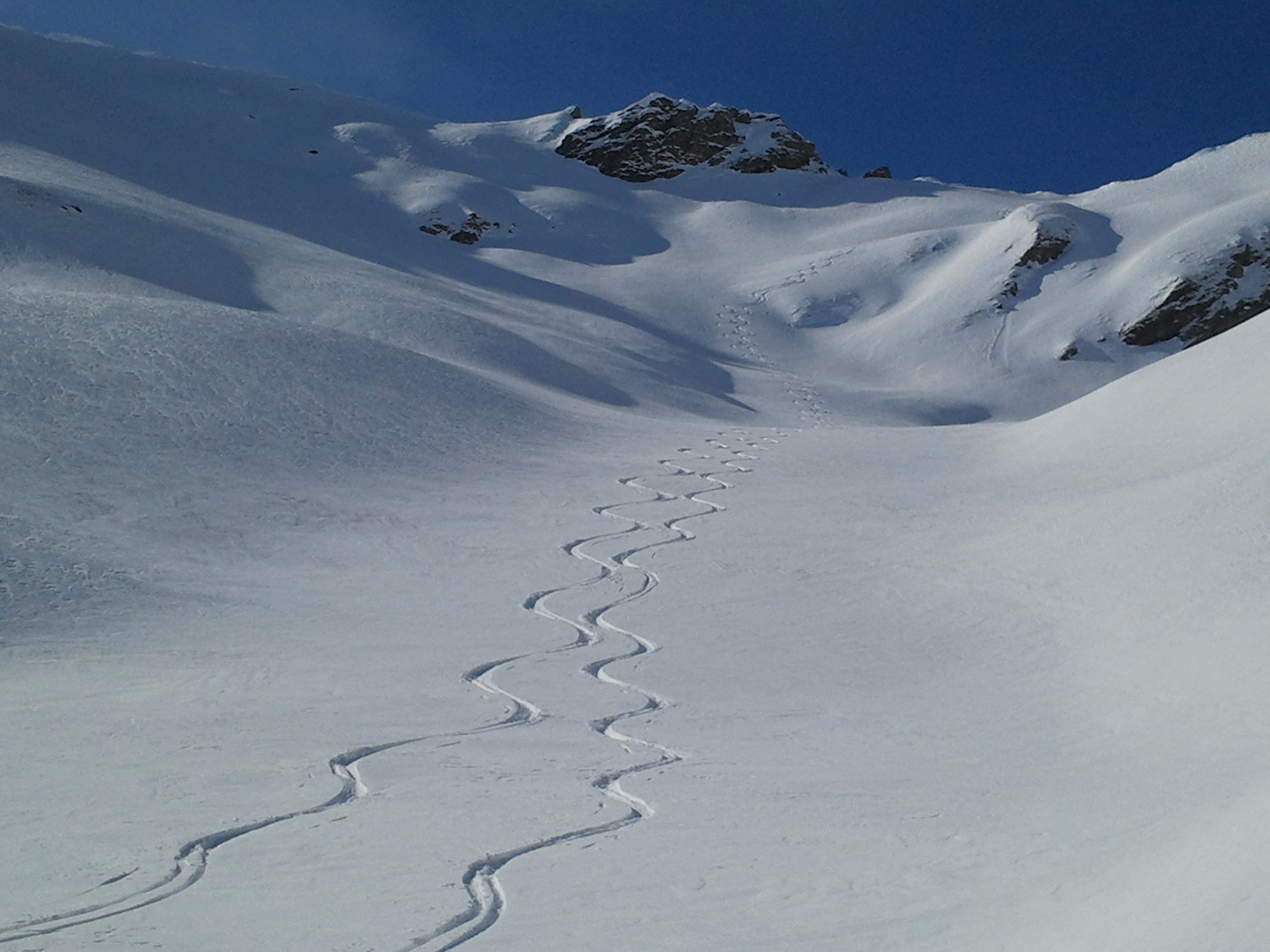 Une descente magique en direction de Moiry