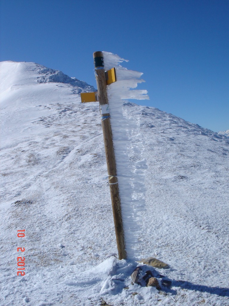 col du Cagire avant d'attaquer l'arête.